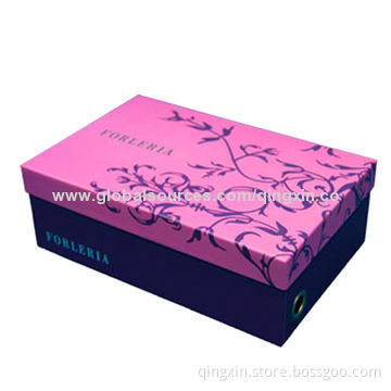 Shoe Box, Customized Sizes, Logos and Designs Accepted